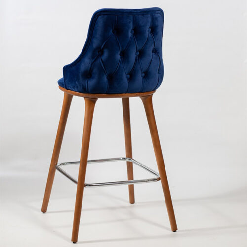 Blue chair made up wooden
